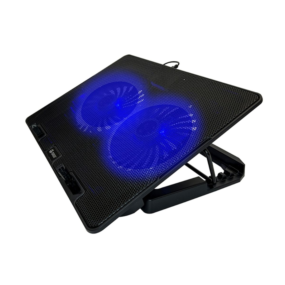 TEROS - Cooler TEROS TE-7020N, compatible con notebooks de hasta 15.6", 2 fan de 12cm