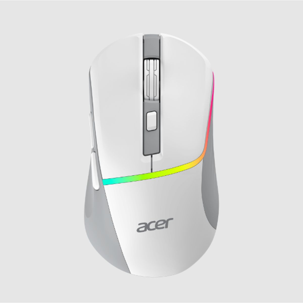 ACER - Mouse Gamer Inalambrico Trimode OMR210WH 7200 DPI Luz RGB 500mah ACER