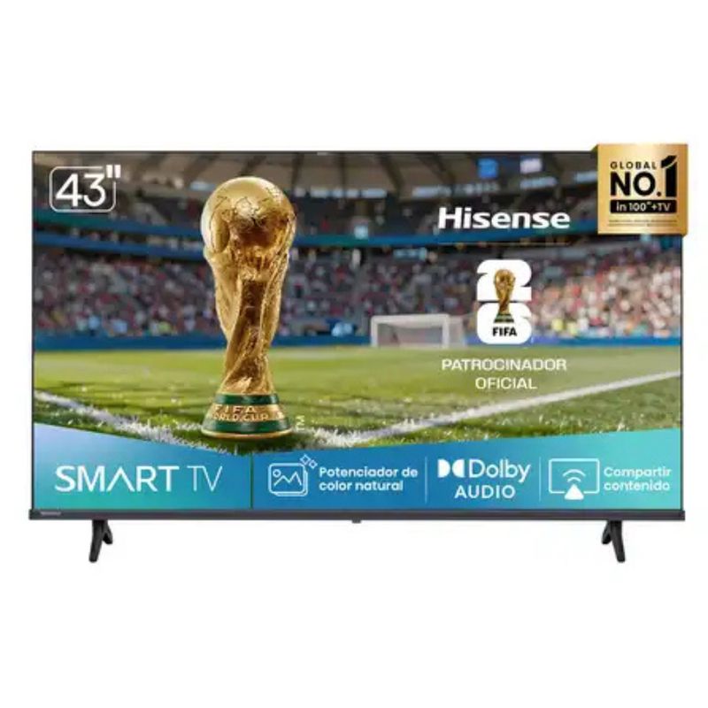 HISENSE - TELEVISOR HISENSE 43' FHD SMART TV 43A4NV VIDAA MODELO 2025