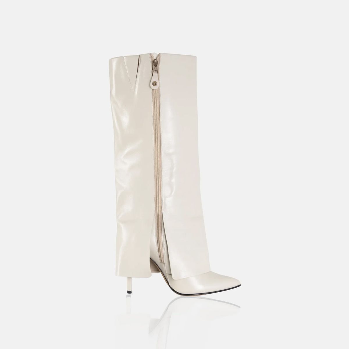 GINO BIGIONI - Bota Mujer de cuero COPELLO Beige