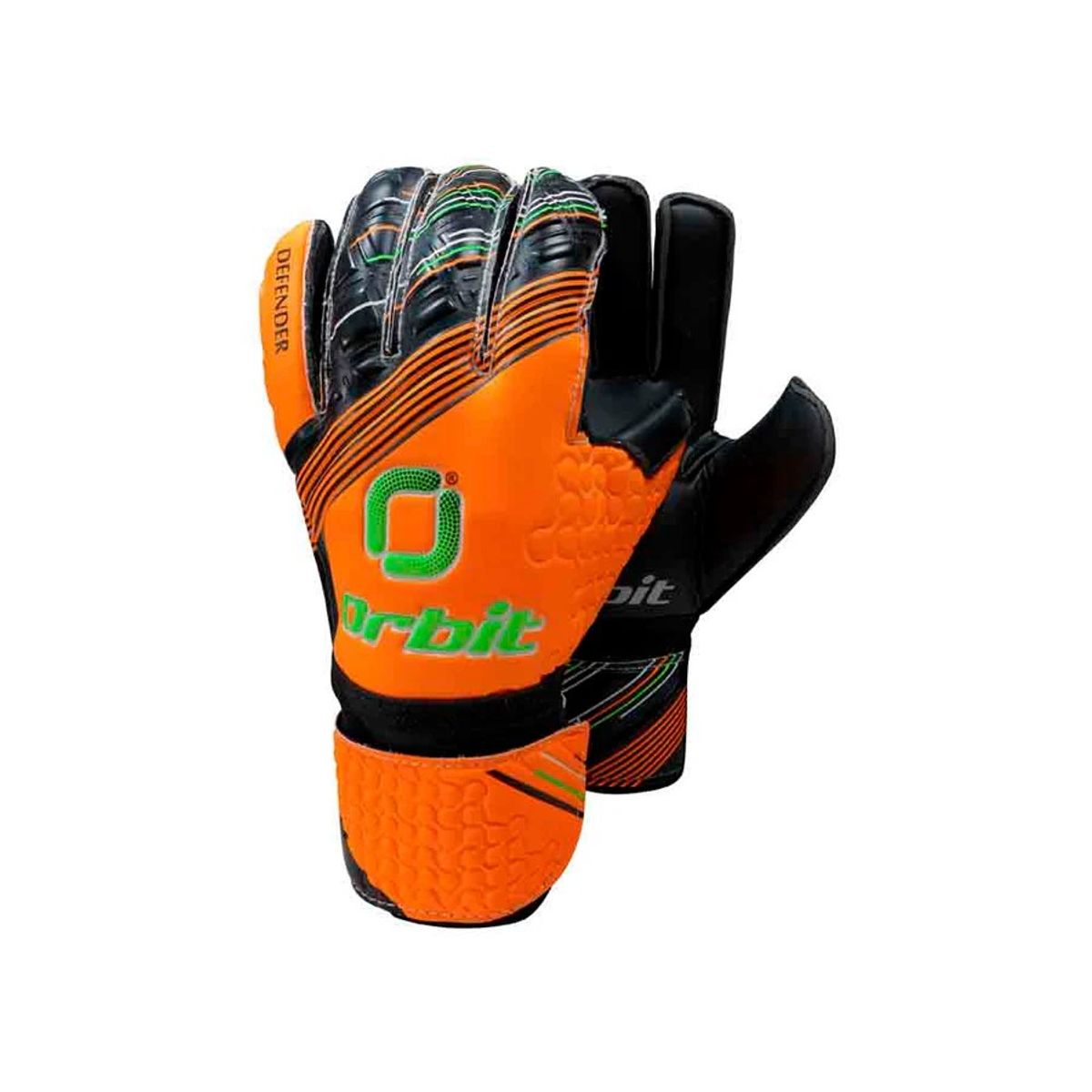ORBIT - Guantes de Arquero con Varilla Orbit Defender anaranjado Talla 9