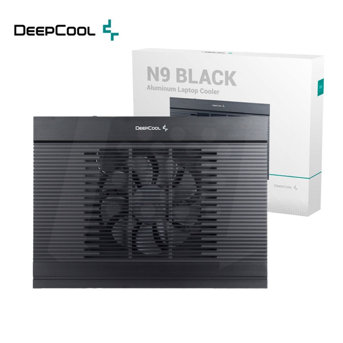 DEEPCOOL - COOLER DE LAPTOP DEEPCOOL N9 BLACK ALUMINIO