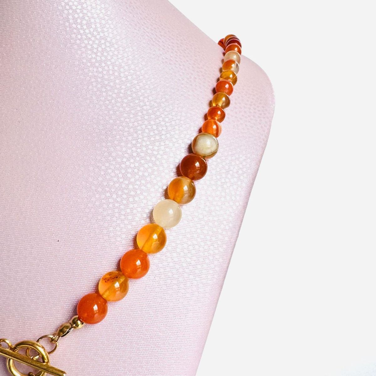 GENERICO - Collar cornalina y citrino - Joyas de Mora azul