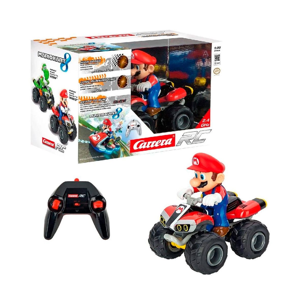 NINTENDO - Carrera RC Nintendo Mario Kart Control Remote Vehicle Mario