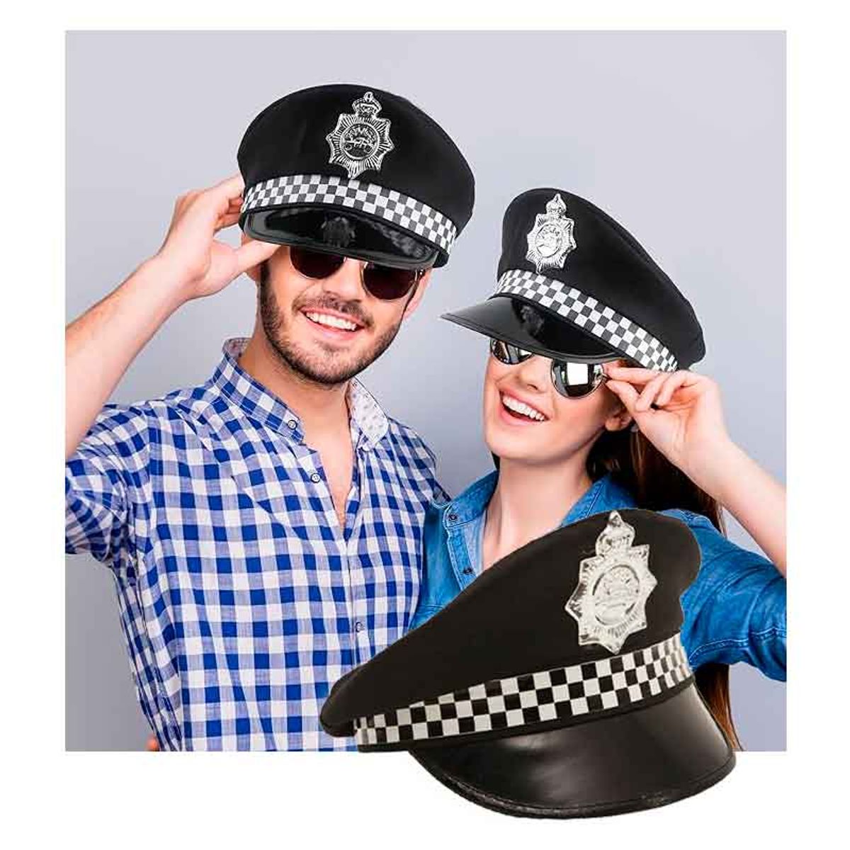 GENERICO - Set Policía para Disfraz  Sombrero con Lentes