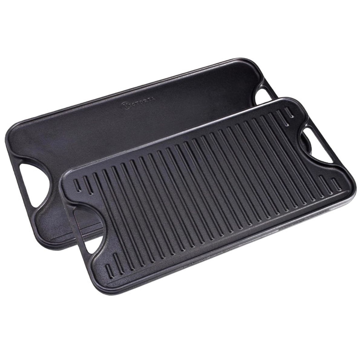 VICTORIA - Plancha Parrilla Victoria De Hierro Fundido 47 x 25 cm - Curado