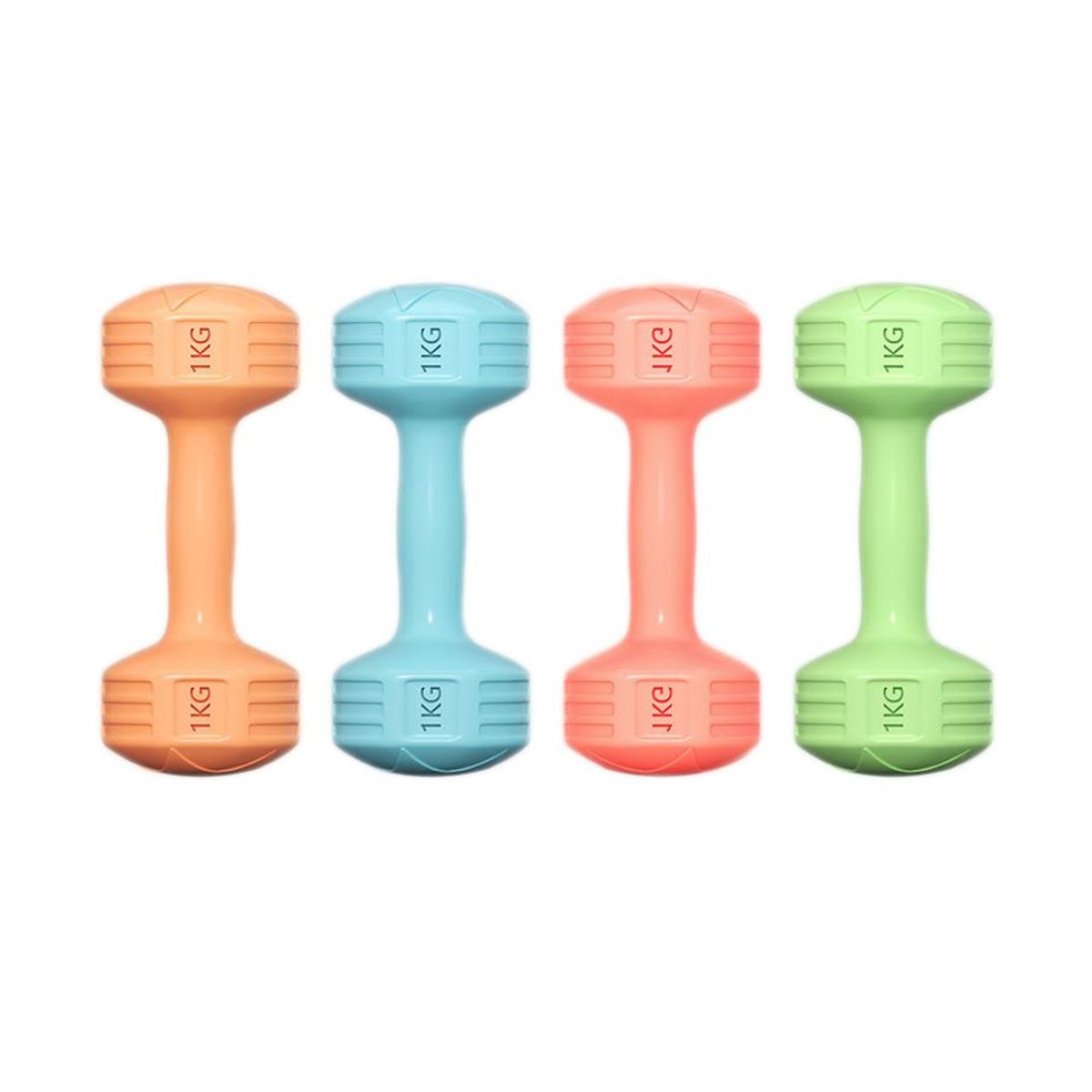 GENERICO - Par de Mancuernas de PVC Ecológicas de 3 kg