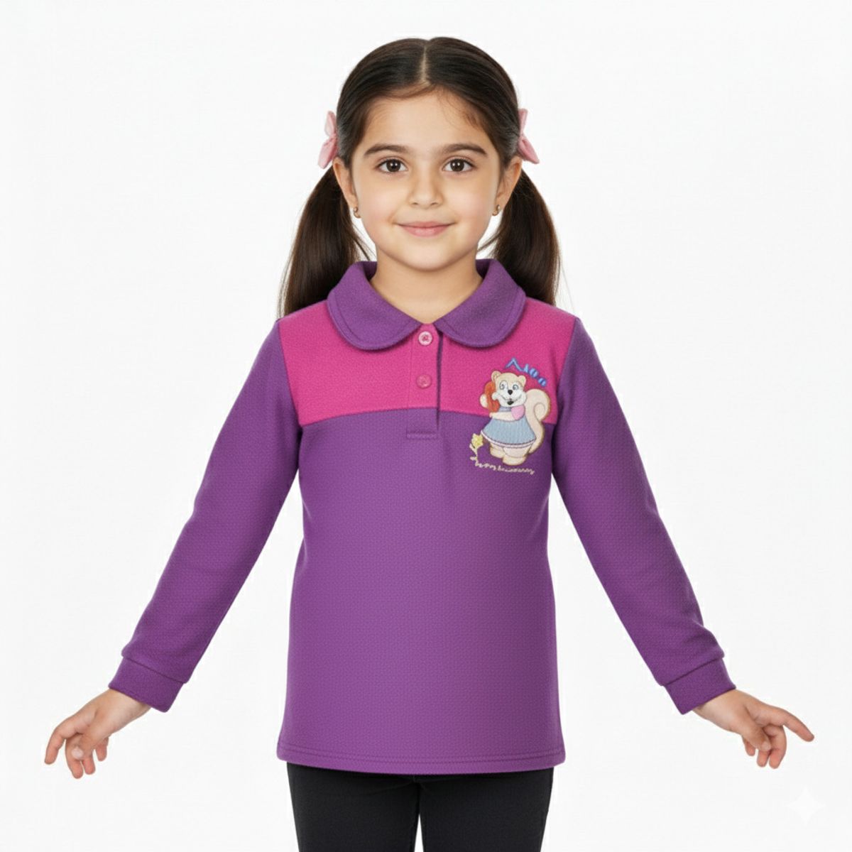 GENERICO - Chompa Polar Niña Morado