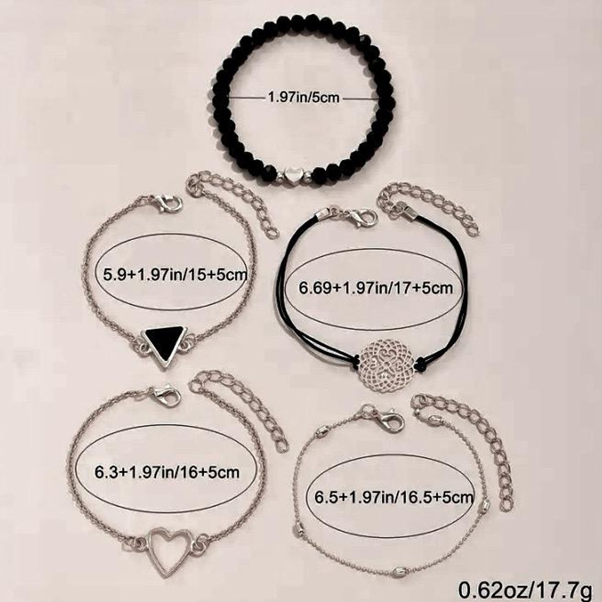 GENERICO - Pack de pulseras girl boho four