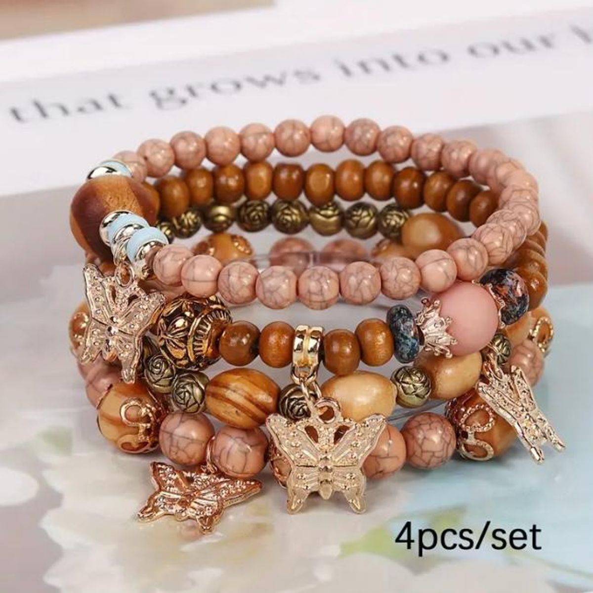 GENERICO - Pack de pulseras girl boho ten