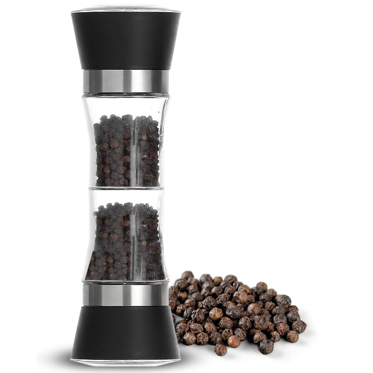 GENERICO - Molinillo de Pimienta de Acero Inoxidable Grosor Ajustable