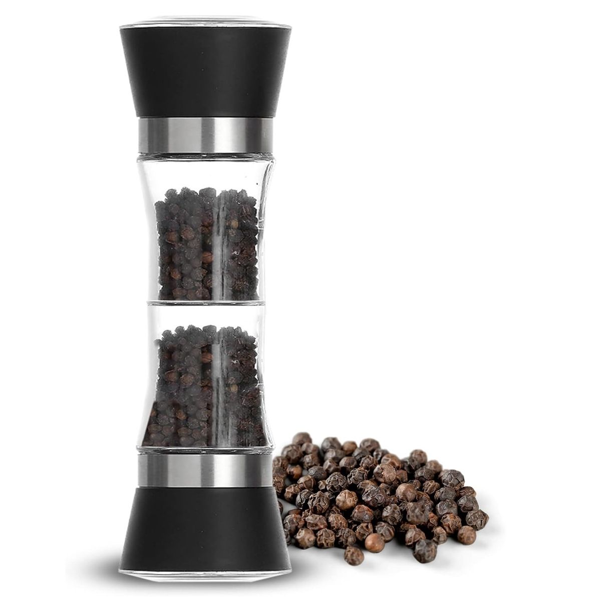 GENERICO - Molinillo de Pimienta de Acero Inoxidable Grosor Ajustable