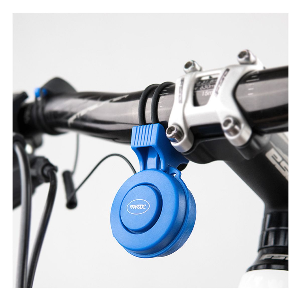 ZIMRAHYG - Bocina Para Bicicleta Electrónica Recargable Usb 120dB Azul