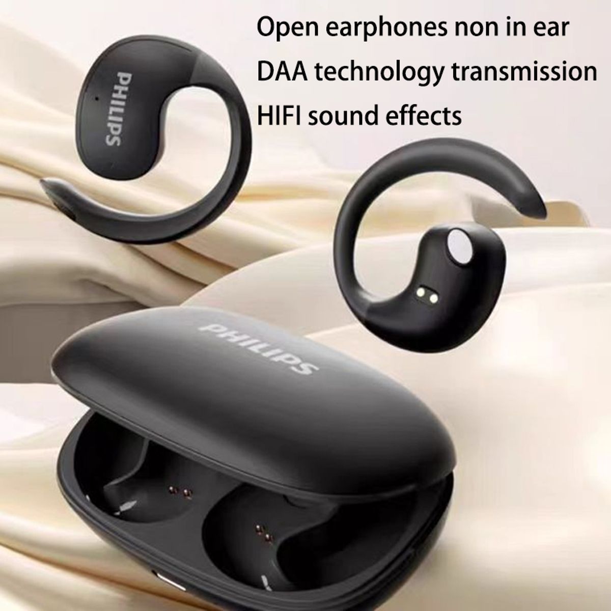 PHILIPS - Set 2 Auriculares PHILIPS TAT2708 Bluetooth 5.3 TWS-Blanco