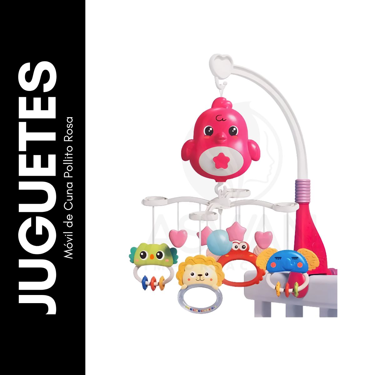 GENERICO - Móvil de Cuna Pollito Rosa
