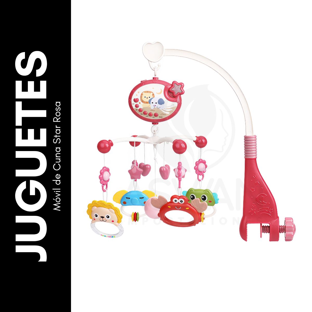 GENERICO - Móvil de Cuna Star Rosa