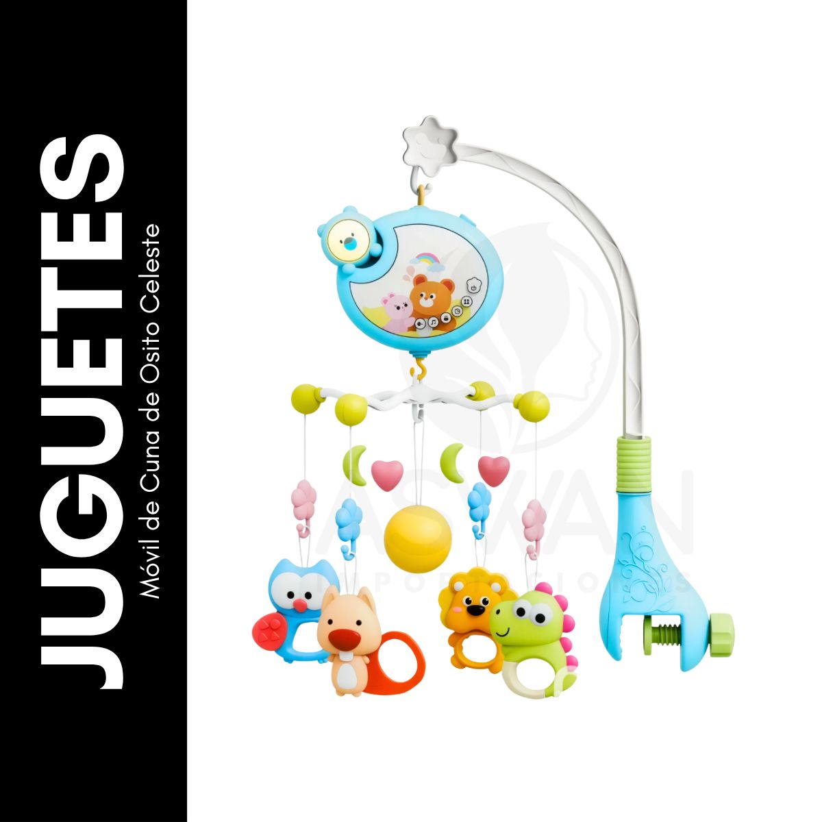 GENERICO - Móvil de Cuna de Osito Celeste