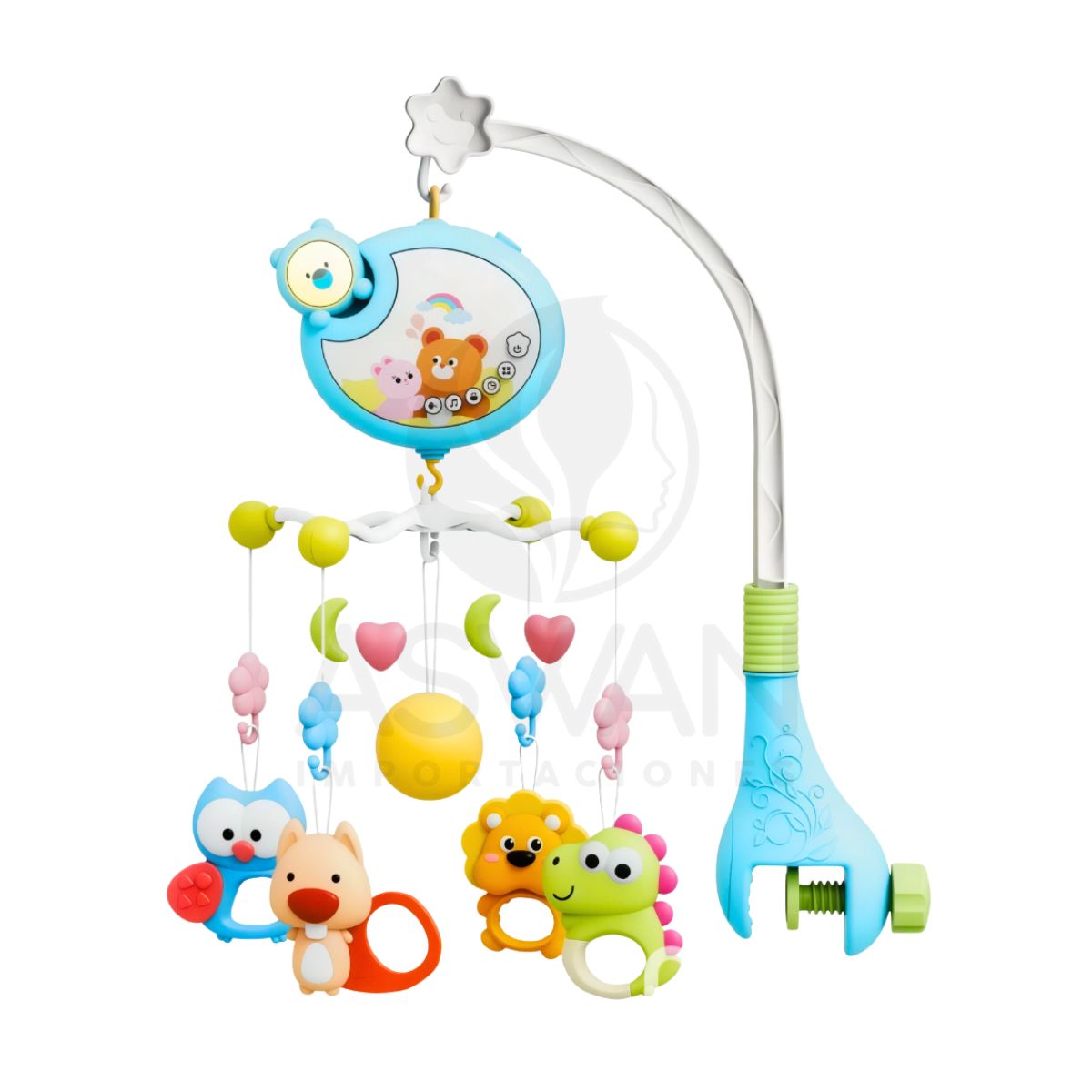 GENERICO - Móvil de Cuna de Osito Celeste