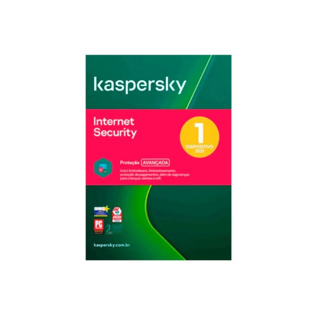 KASPERSKY - ANTIVIRUS KASPERSKY INTERNET SECURITY 1 USER 1 AÑO BUNDLE
