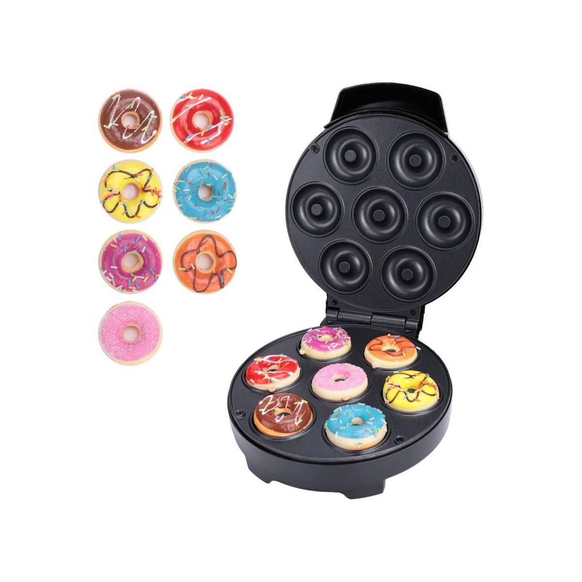 GENERICO - MAQUINA PARA HACER MINI DONAS DONUTS MAKER 7