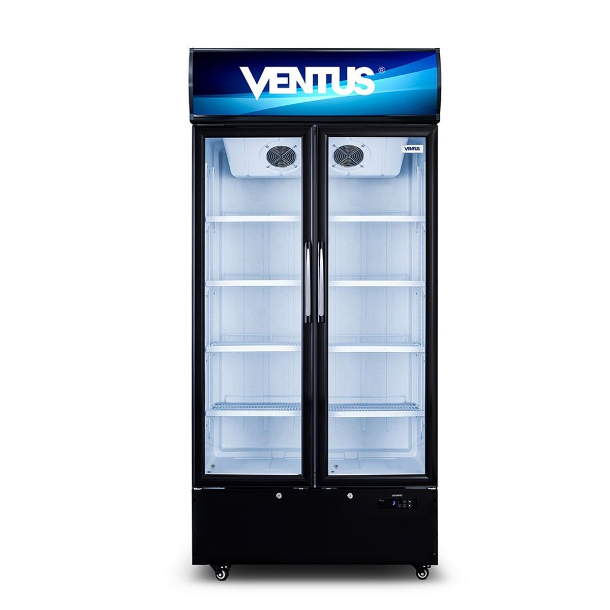 VENTUS - Ventus Visicooler 2 puertas LG-550TC Negro 550L