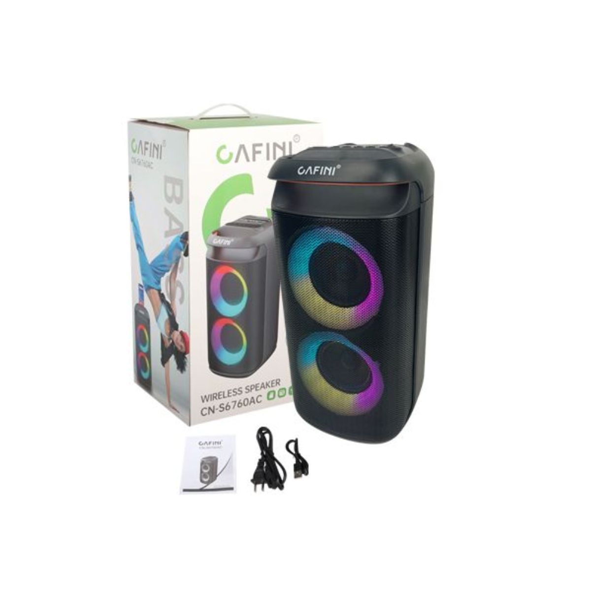 CAFINI - PARLANTE PORTATIL CAFINI CN-S6760AC