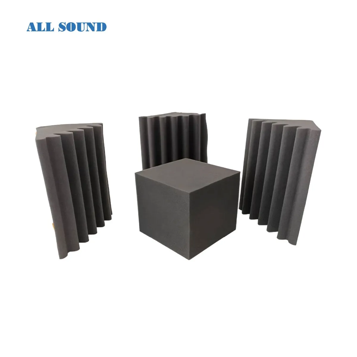 ALL SOUND - TRAMPA DE BAJO / ESQUINERO CON AUTOADHESIVO 8 PIEZAS