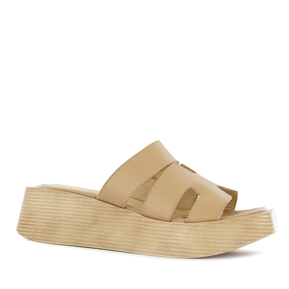 ECCO - Sandalia Ecco Cuero Mujer Taxli02 Moca Latte