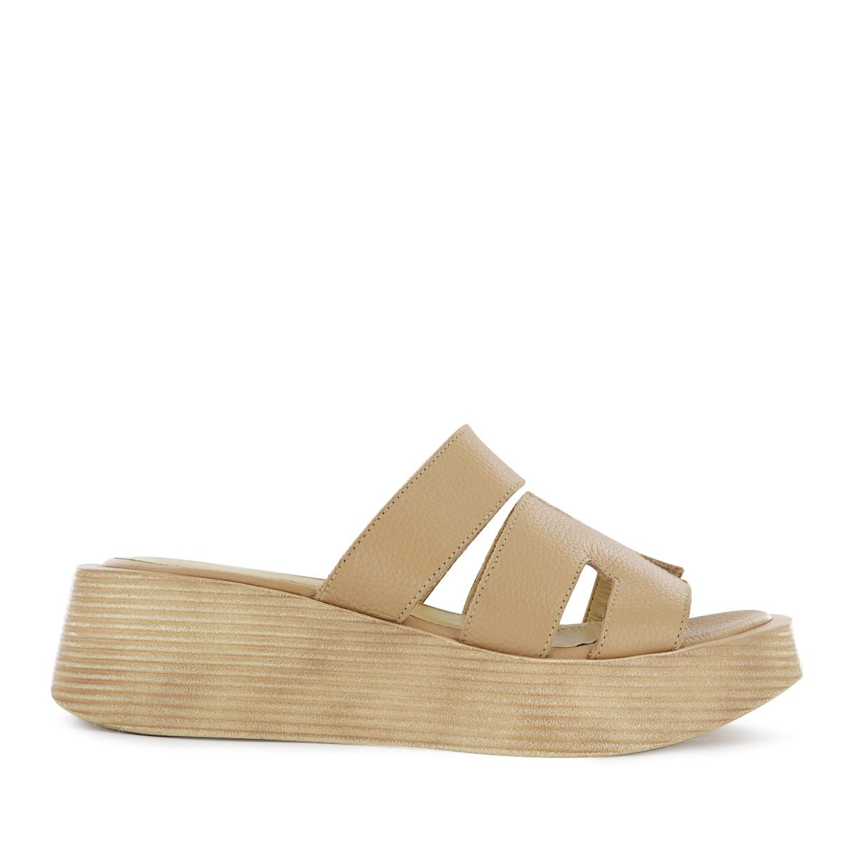 ECCO - Sandalia Ecco Cuero Mujer Taxli02 Moca Latte