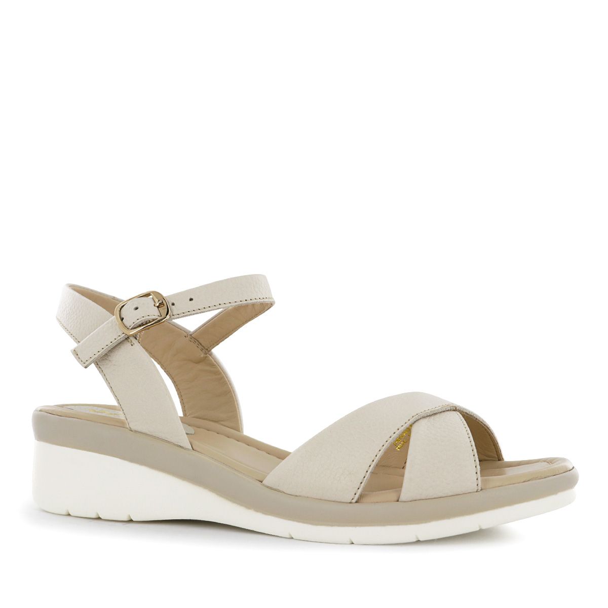 ECCO - Sandalia Ecco Cuero Mujer Jeanette12 Ostra