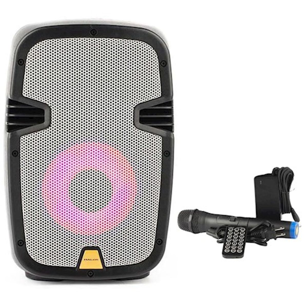 HALION - Parlante Portátil Halion PHA-8MB 400W UHF FM Bluetooth KARAOKE