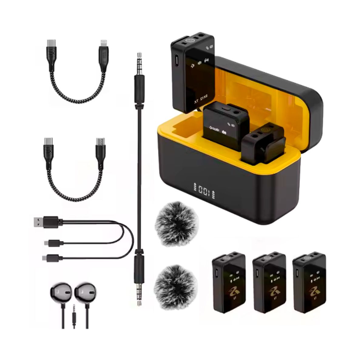 GENERICO - Microfono Inalambrico Mic Profesional Solapero Dual Bluetooth