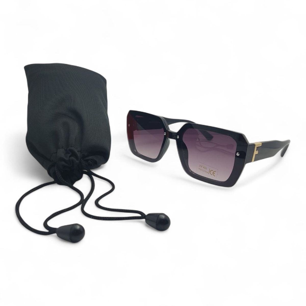 GENERICO - LENTES DE SOL MUJER CON PROTECCION UV+FUNDA