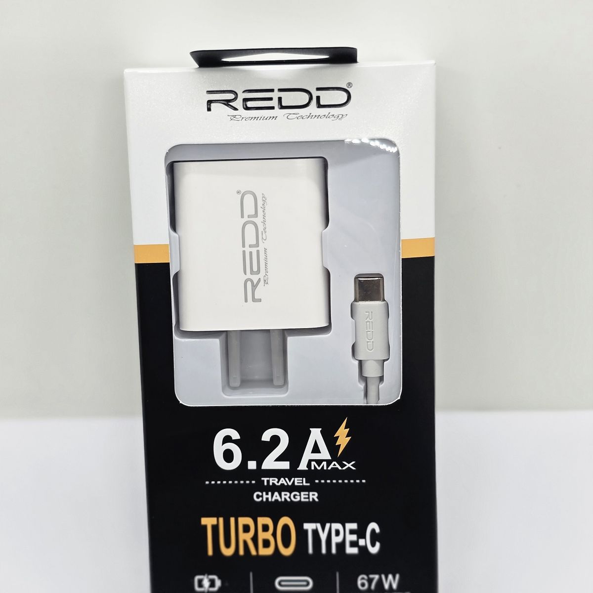 GENERICO - CARGADOR PARA CELULAR REDD TIPO C TURBO 67W  6.2A