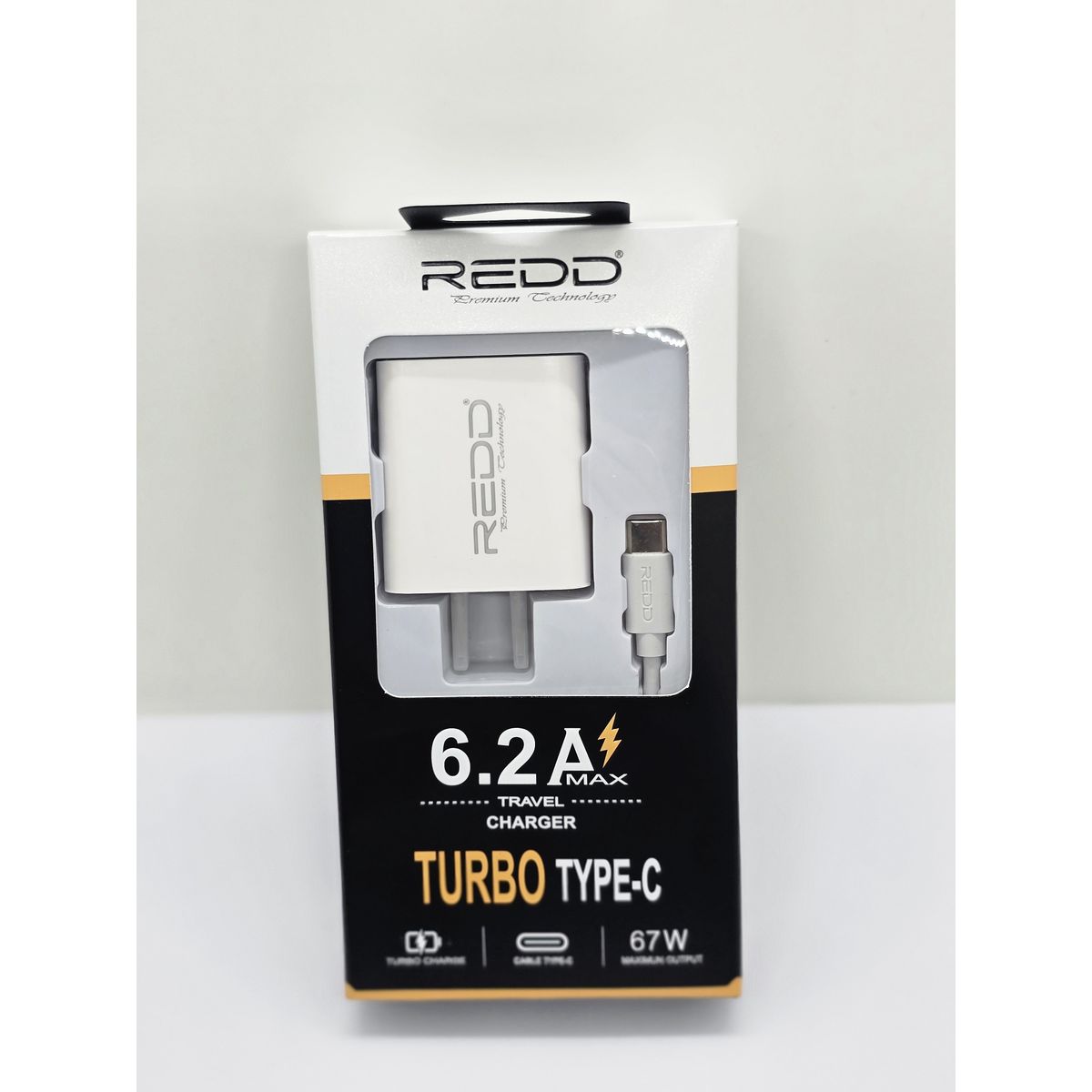 GENERICO - CARGADOR PARA CELULAR REDD TIPO C TURBO 67W  6.2A