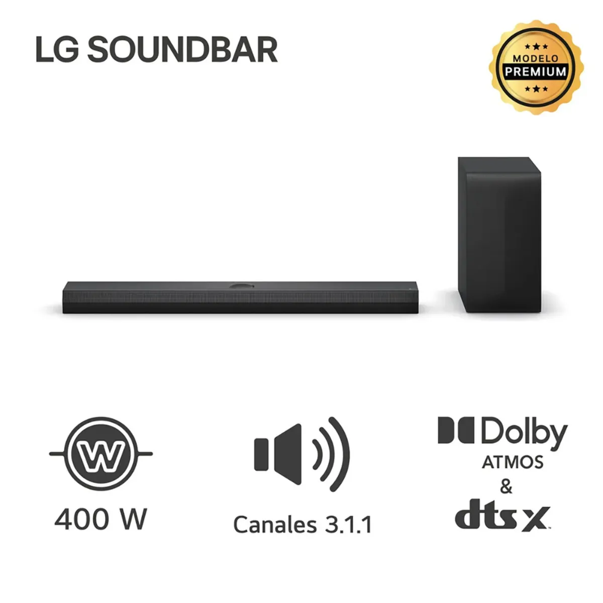 LG - Lg Soundbar S70ty 400w Bluetooth Dolby Atmos 2024