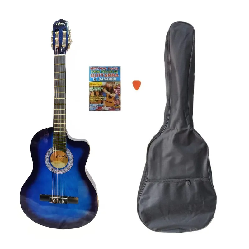 VOZZEX - Guitarra acústica importada Vozzex - Azul