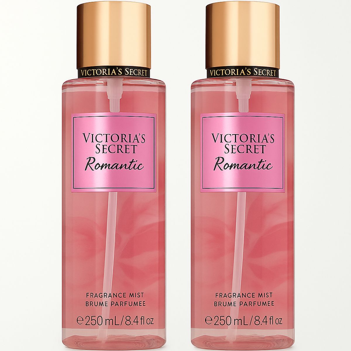 VICTORIA'S SECRET - Mist corporal fragancia romántica de Victoria’s Secret 250ml  Pack x2