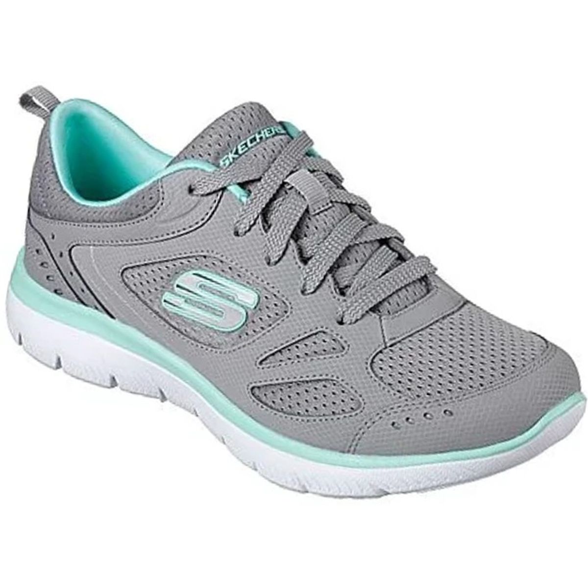 SKECHERS - Zapatilla Skechers Summits-Suited 12982GYTQ Gris para Mujer