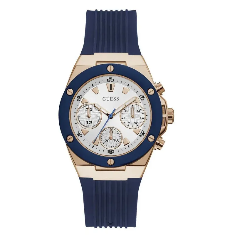 GUESS - Reloj Guess Athena GW0030L5 Azul De Silicona Para Mujer