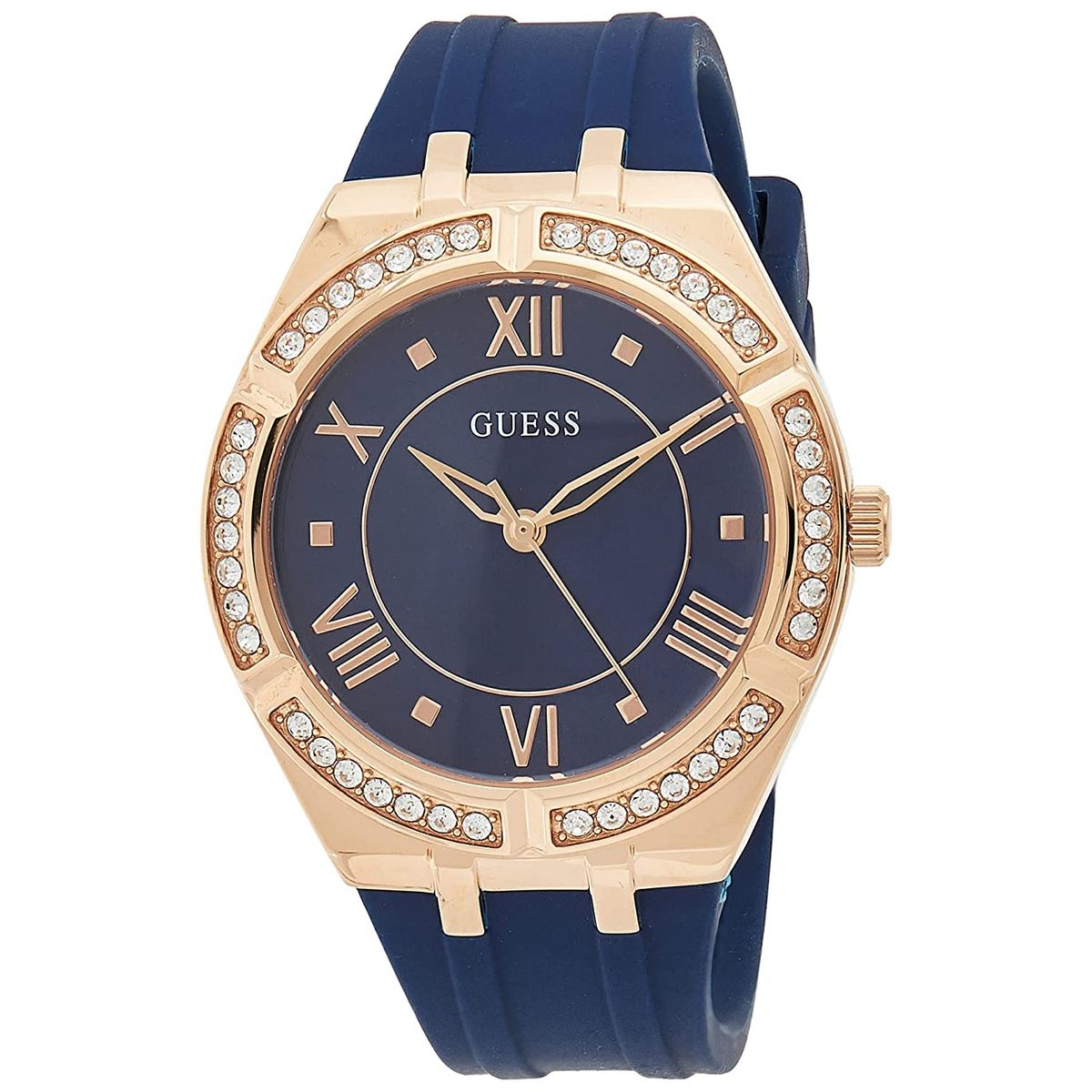 GUESS - Reloj Guess Cosmo GW0034L4 Azul De Silicona Para Mujer