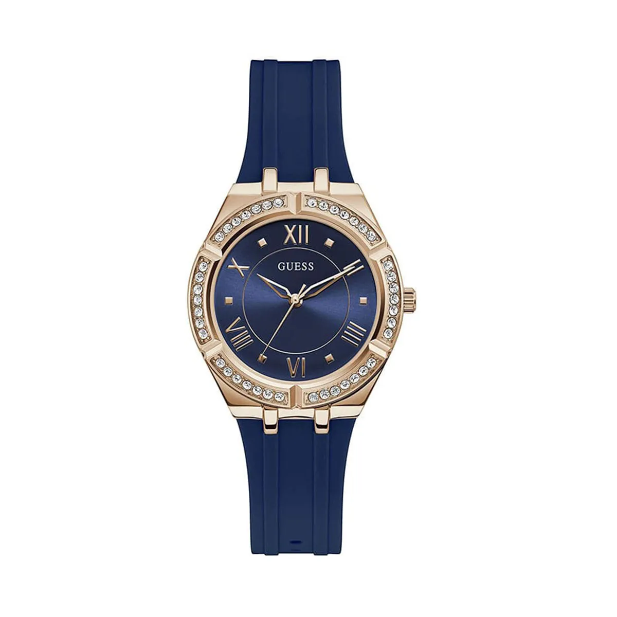 GUESS - Reloj Guess Cosmo GW0034L4 Azul De Silicona Para Mujer