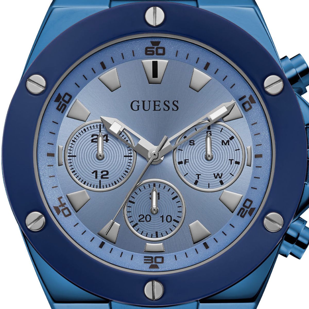 GUESS - Reloj Guess Poseidon GW0057G3 Multicolor De Acero inoxidable P Hombre