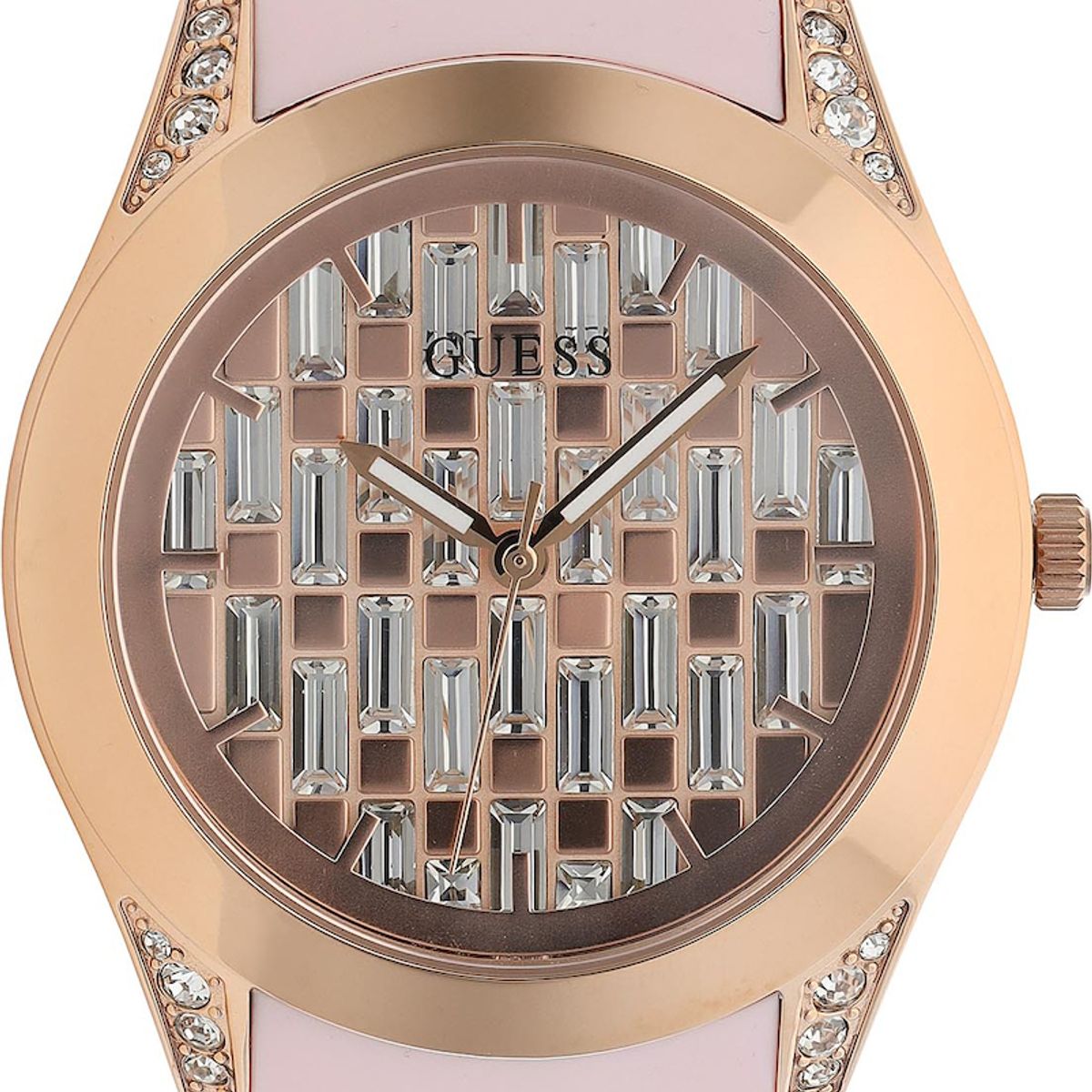 GUESS - Reloj Guess Clarity GW0109L2 Rosa De Silicona Para Mujer