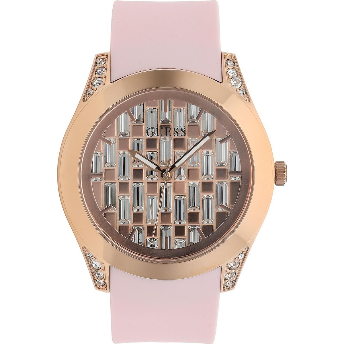 GUESS - Reloj Guess Clarity GW0109L2 Rosa De Silicona Para Mujer
