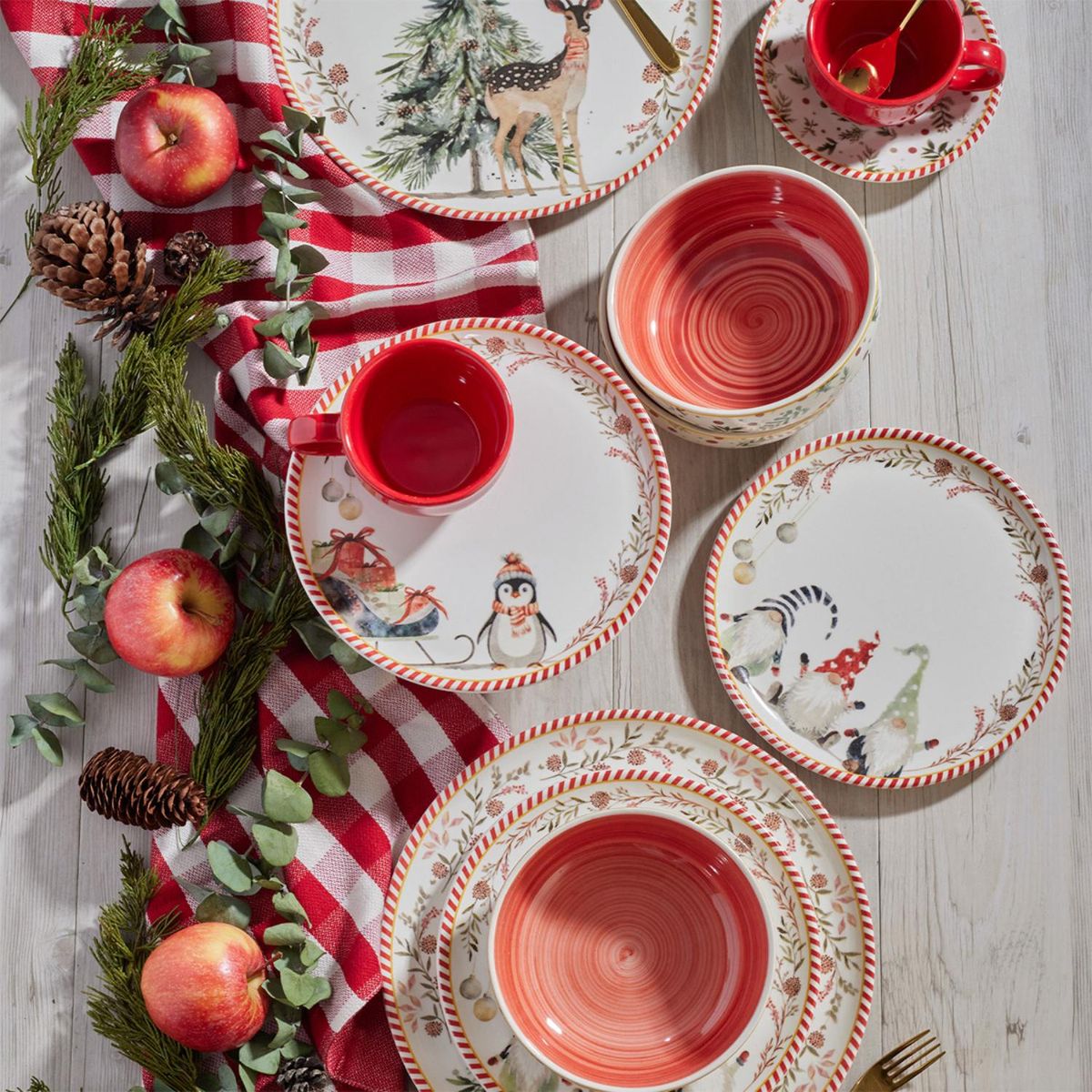 CORONA - Vajilla Corona Ilusión 4 Puestos 16 Piezas