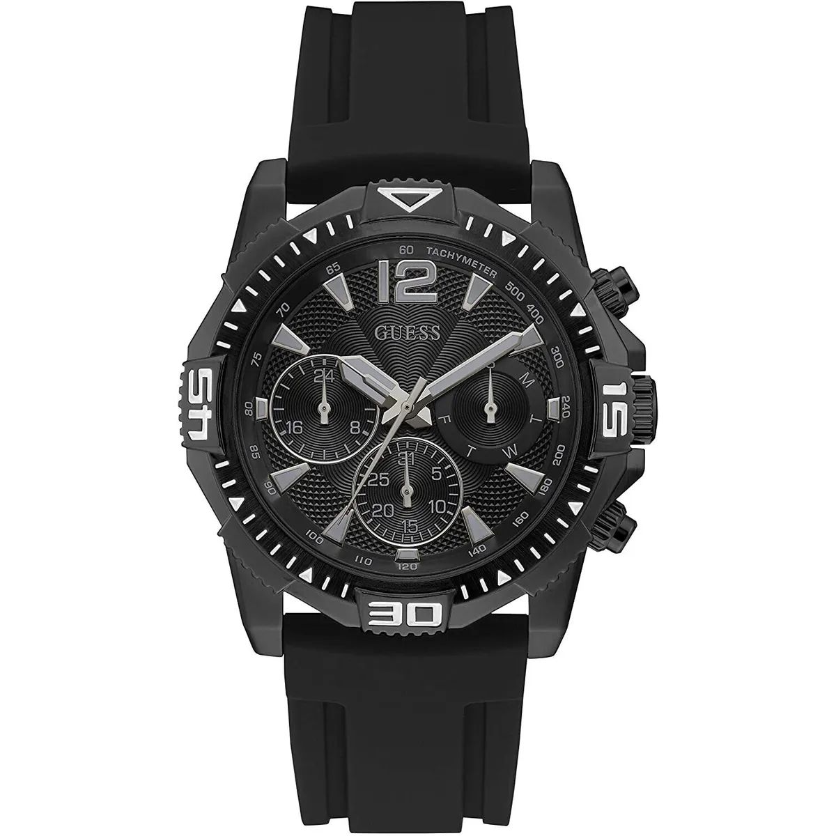 GUESS - Reloj Guess Commander GW0211G3 Negro De Silicona Para Hombre