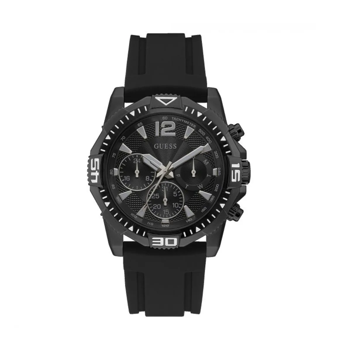 GUESS - Reloj Guess Commander GW0211G3 Negro De Silicona Para Hombre