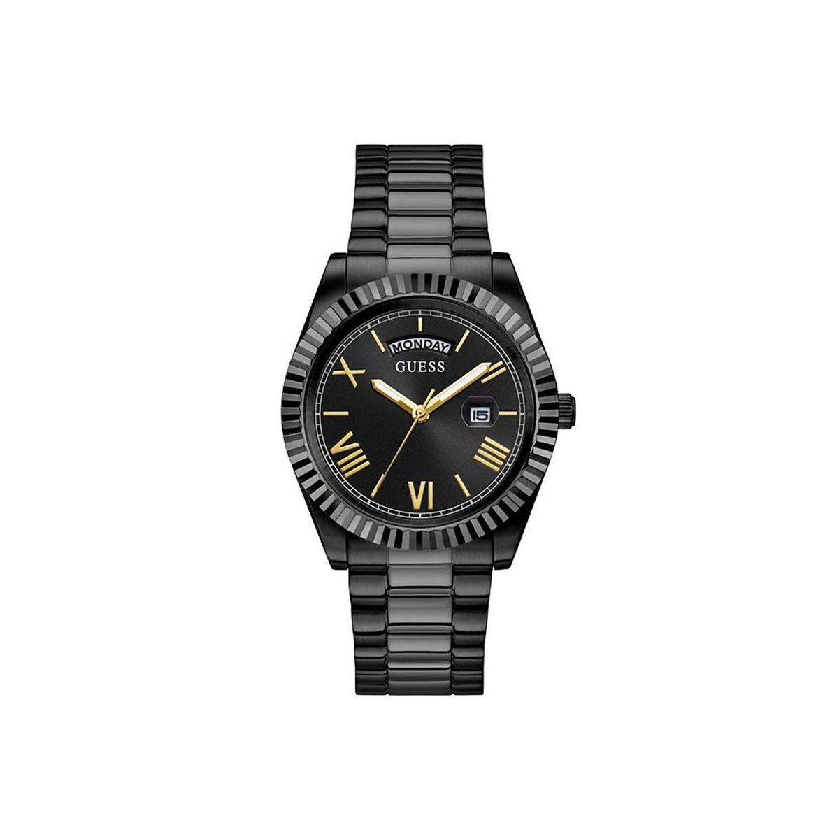 GUESS - Reloj Guess Connoisseur GW0265G4 Negro De Acero inoxidable Para Hombre