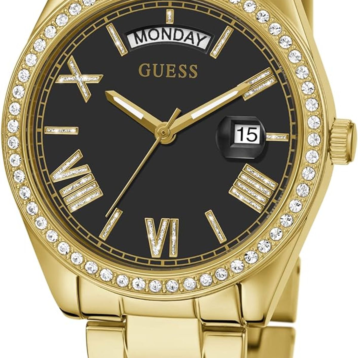 GUESS - Reloj Guess Luna GW0307L2 Dorado De Acero inoxidable Para Mujer